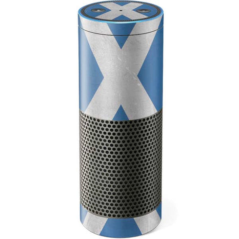 Scotland Flag Distressed Amazon Echo Skin